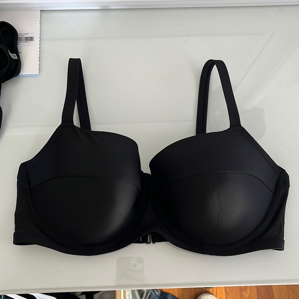 Aerie Black Balconette Bikini Top